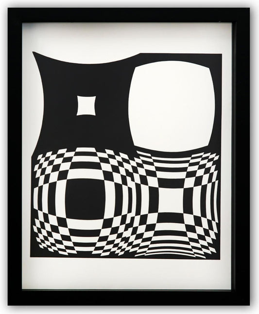 Victor Vasarely- Heliogravure Print "Untitled"
