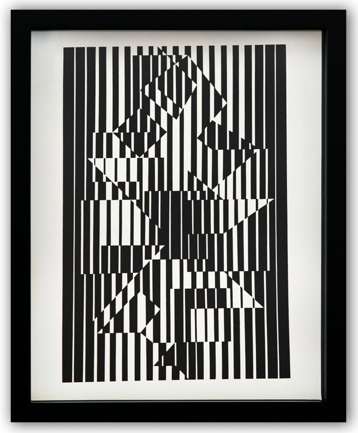 Victor Vasarely- Heliogravure Print "Untitled"