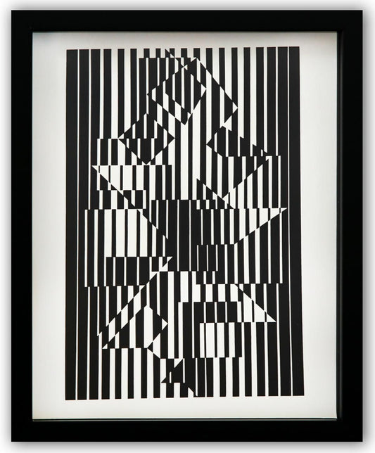 Victor Vasarely- Heliogravure Print "Untitled"