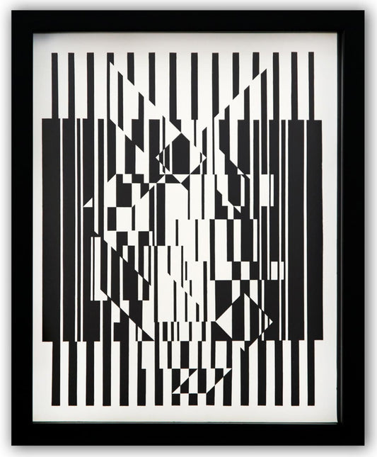 Victor Vasarely- Heliogravure Print "Untitled"