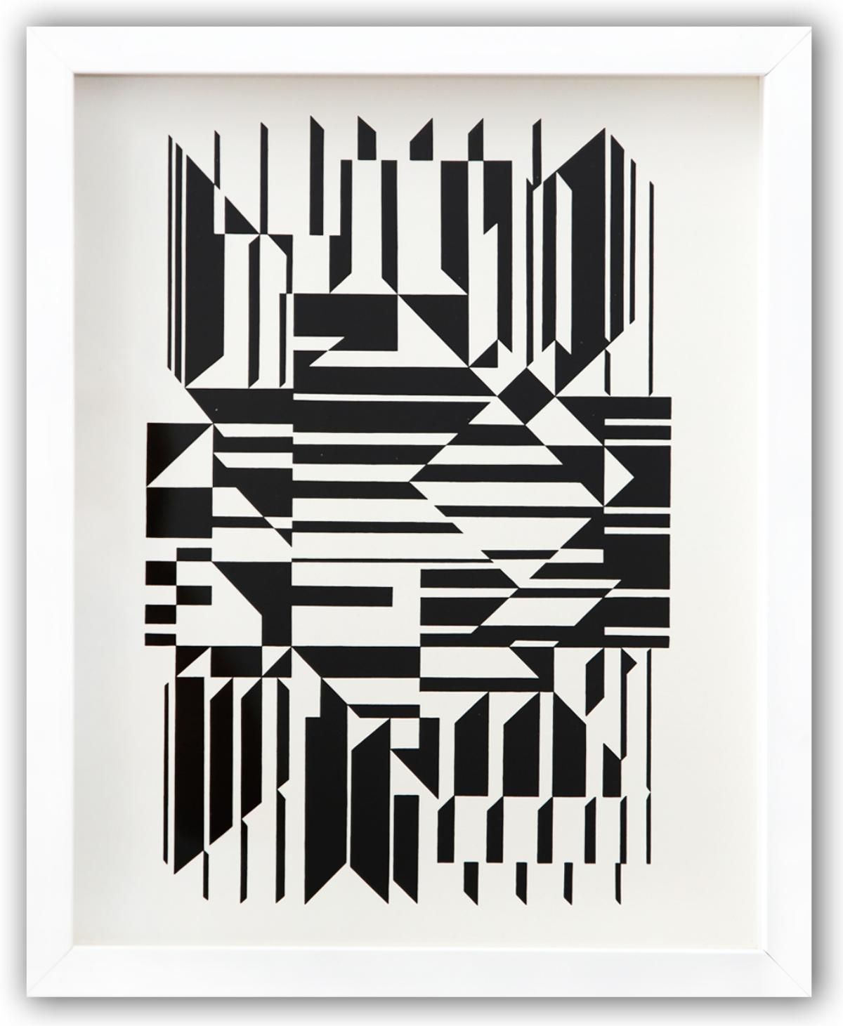Victor Vasarely- Heliogravure Print "Untitled"
