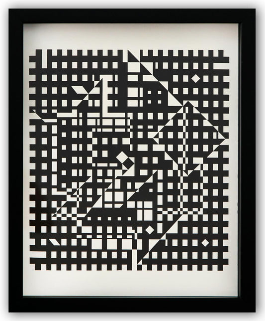 Victor Vasarely- Heliogravure Print "Untitled"