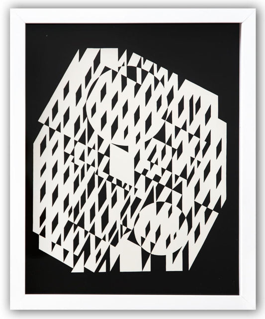 Victor Vasarely- Heliogravure Print "Untitled"
