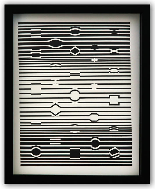 Victor Vasarely- Heliogravure Print "Untitled"