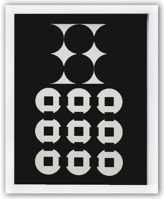 Victor Vasarely- Heliogravure Print "Untitled"