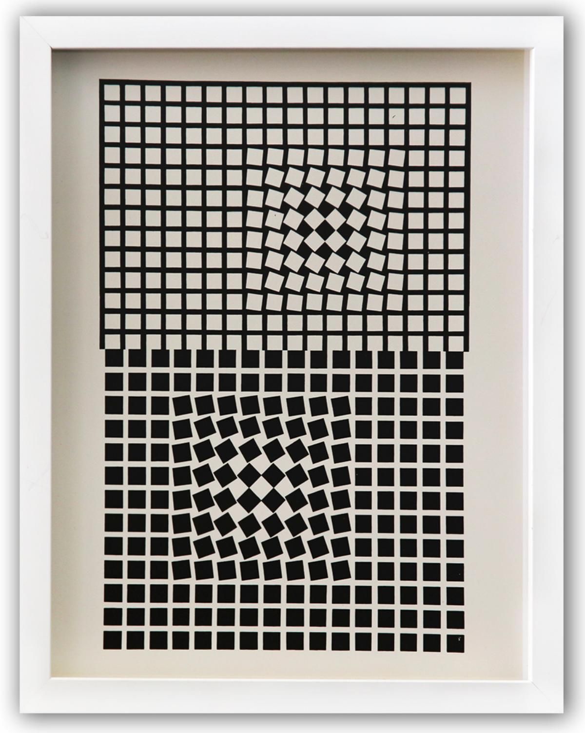 Victor Vasarely- Heliogravure Print "Untitled"