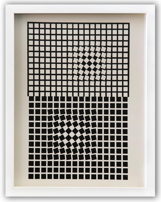 Victor Vasarely- Heliogravure Print "Untitled"
