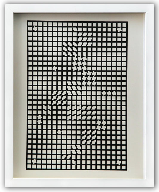 Victor Vasarely- Heliogravure Print "Untitled"