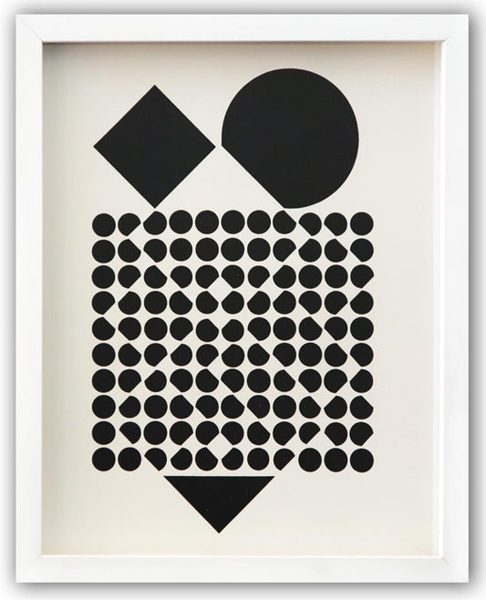 Victor Vasarely- Heliogravure Print "Untitled"
