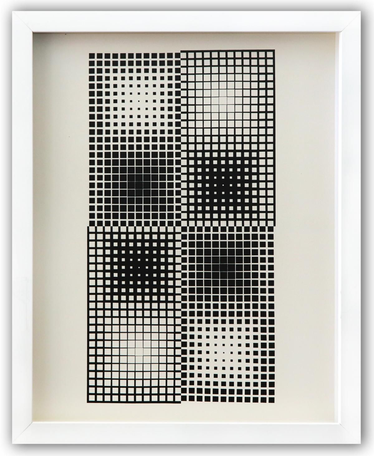 Victor Vasarely- Heliogravure Print "Untitled"