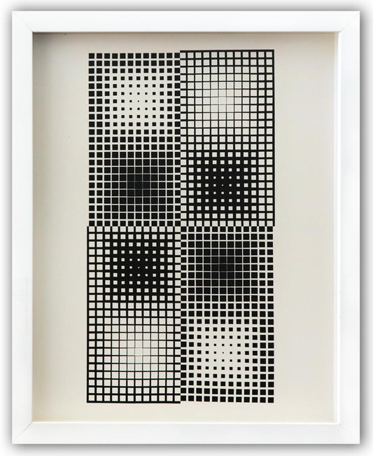 Victor Vasarely- Heliogravure Print "Untitled"