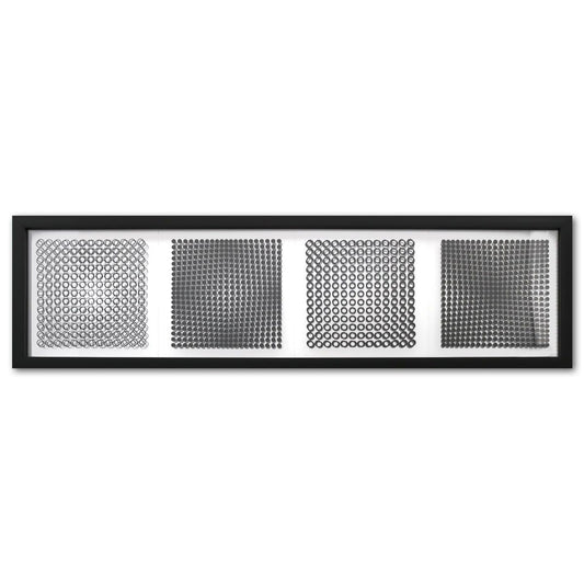 Victor Vasarely (1908-1997)- Mixed Media "Serie Cinetique: Trois Dimensions de l'Optique"