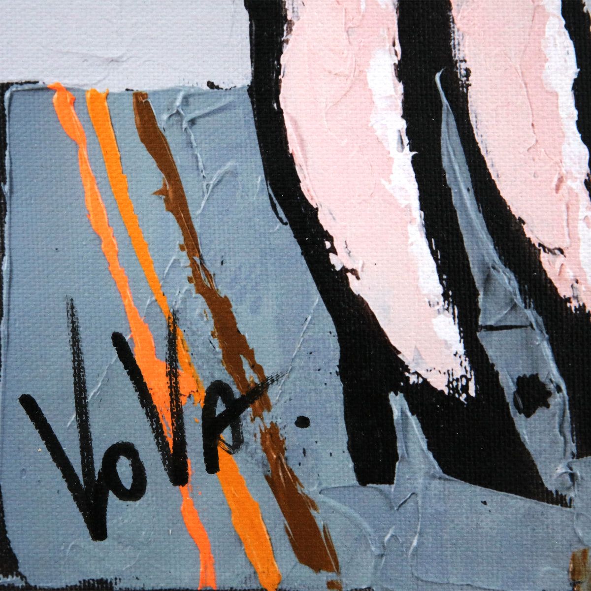 Vova- Hand Embellished Giclee on Canvas