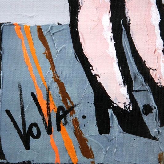 Vova- Hand Embellished Giclee on Canvas