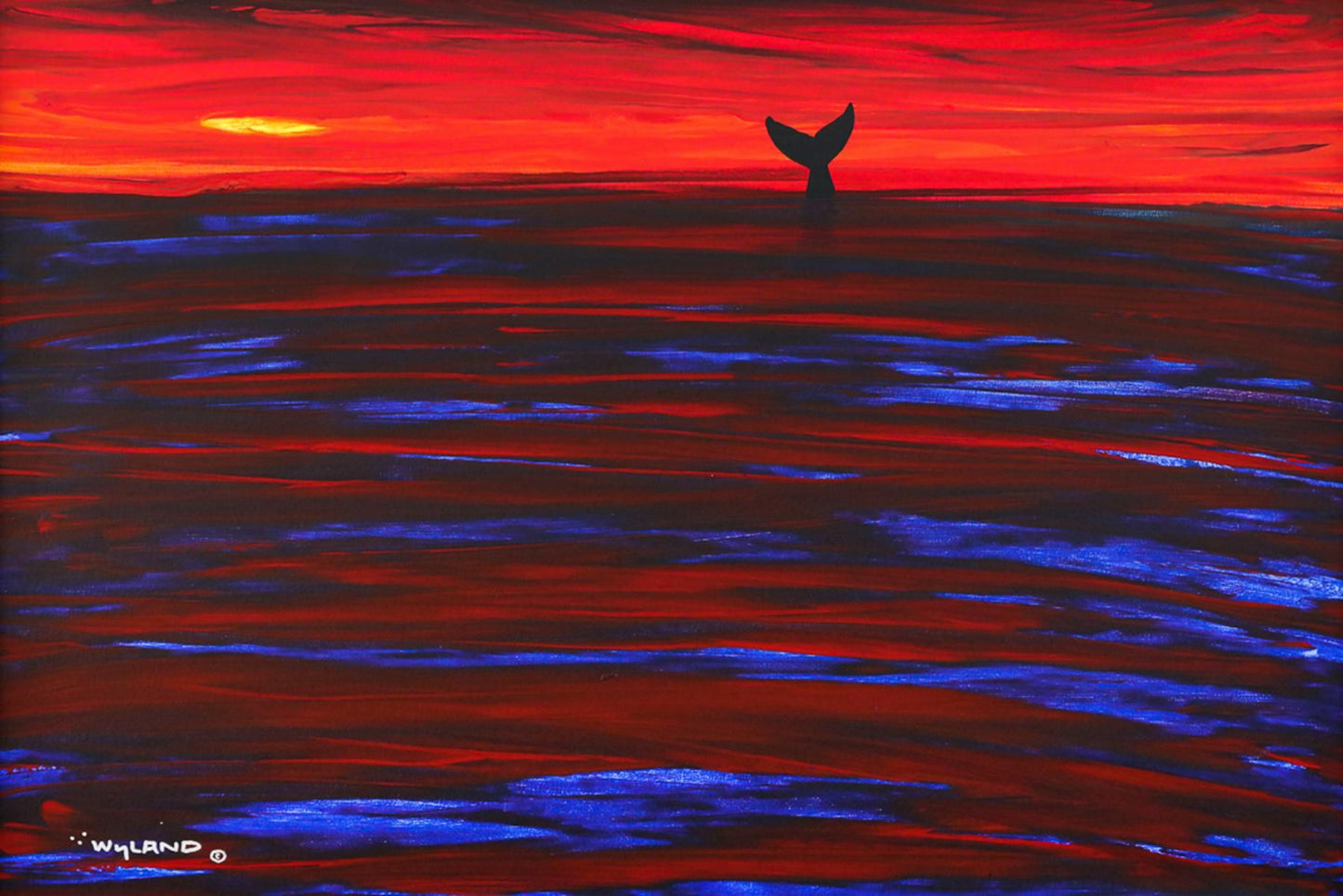 Wyland- Original Painting on Canvas "Warm Waters"