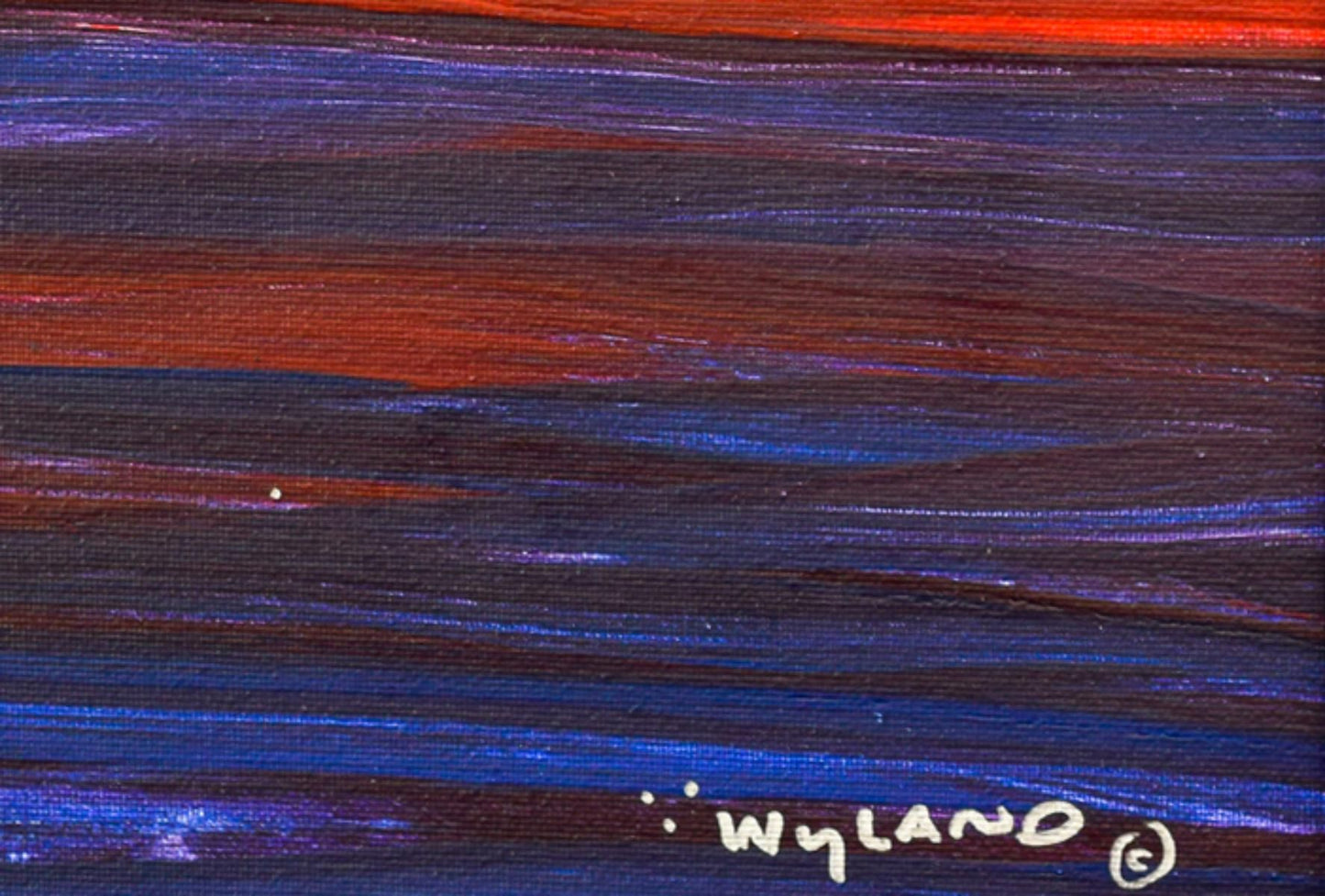 Wyland- Original Painting on Canvas "Water Planet"