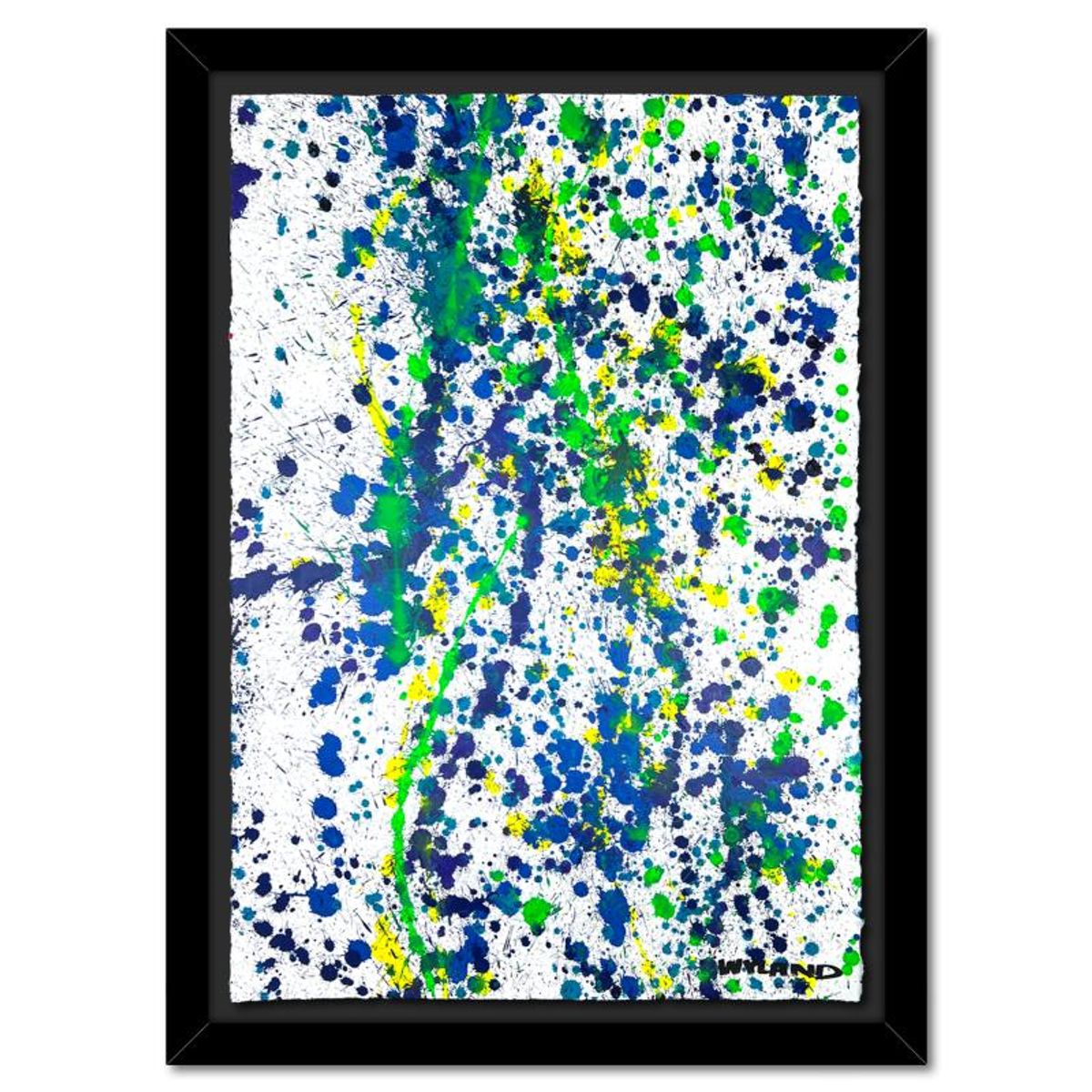 Wyland- Original Watercolor Painting on Deckle Edge Paper "Untitled"