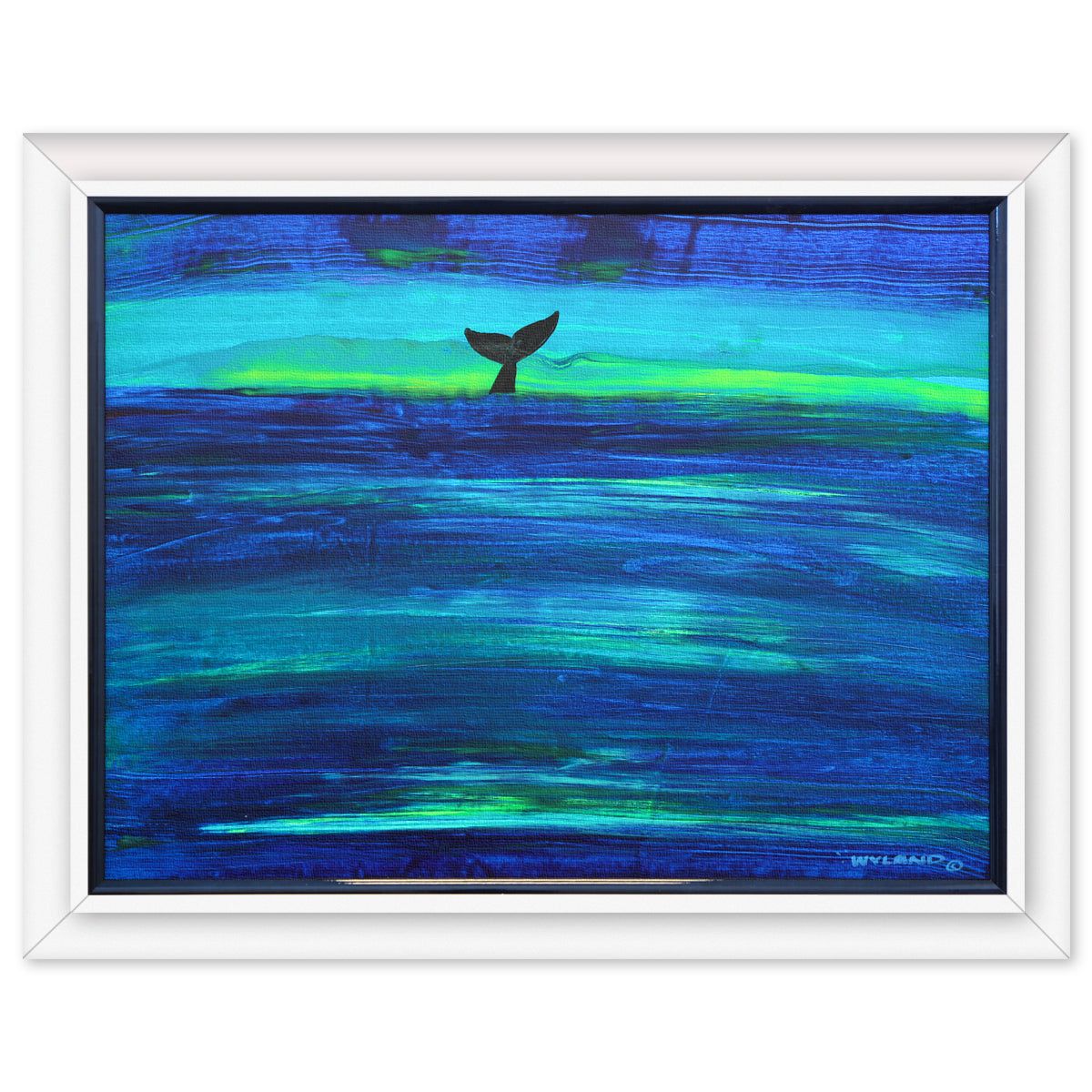 Wyland- Original Painting on Canvas "Abstract"