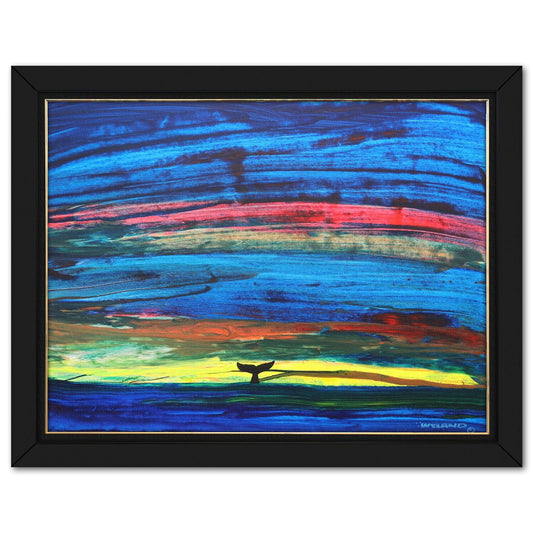 Wyland- Original Painting on Canvas "Abstract"