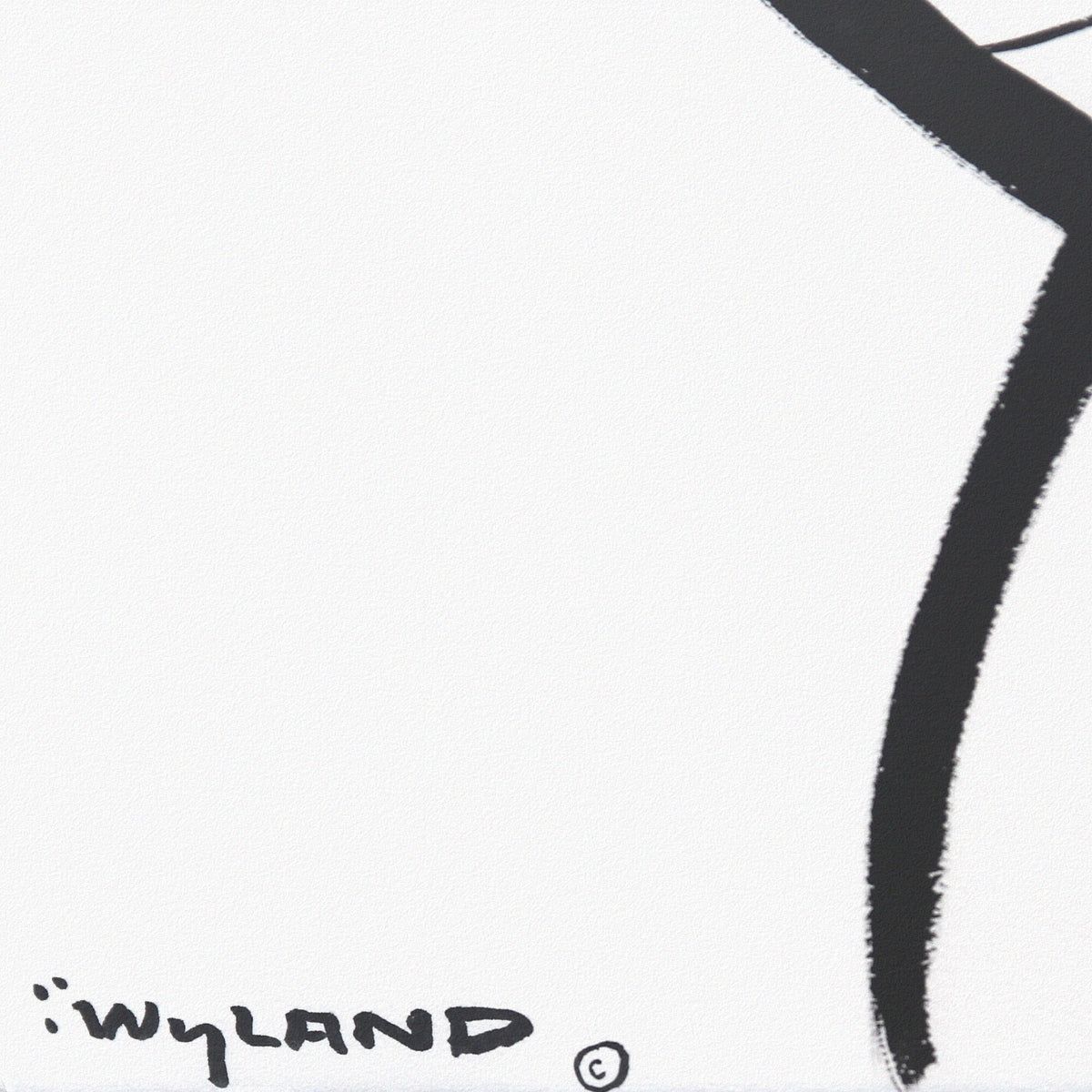 Wyland- Original Sumi Ink Painting "Dolphin"