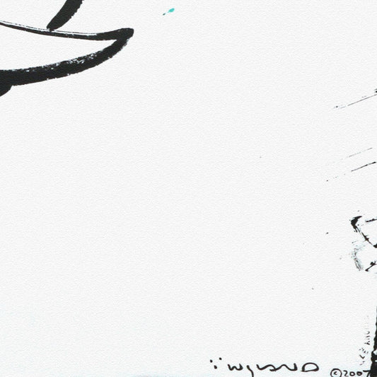 Wyland- Original Sumi Ink Painting "Dolphin"