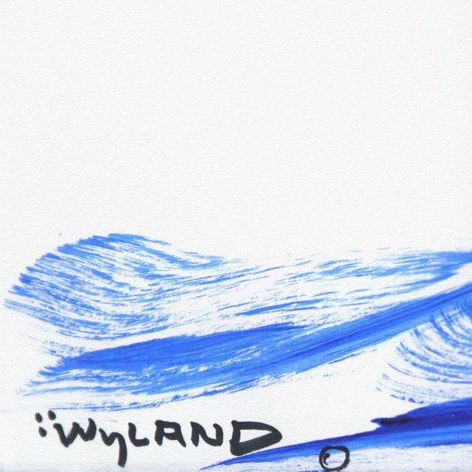 Wyland- Original Sumi Ink Painting "Humpback"