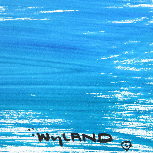 Wyland- Original Sumi Ink Painting "Whale Tail"