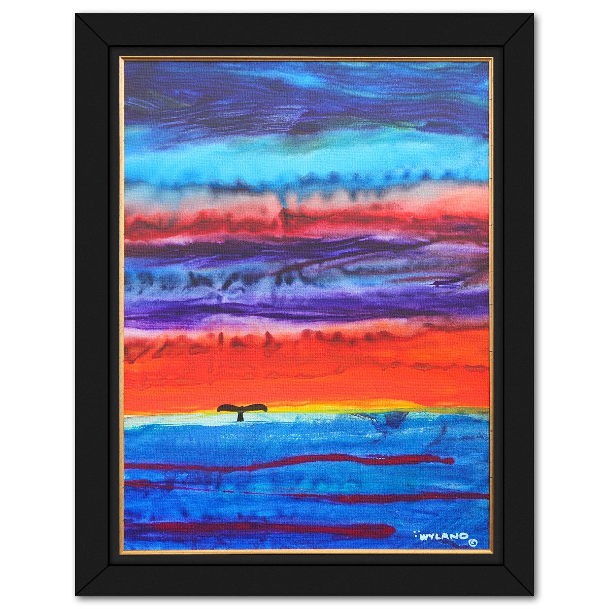 Wyland- Original Painting on Canvas "Abstract"