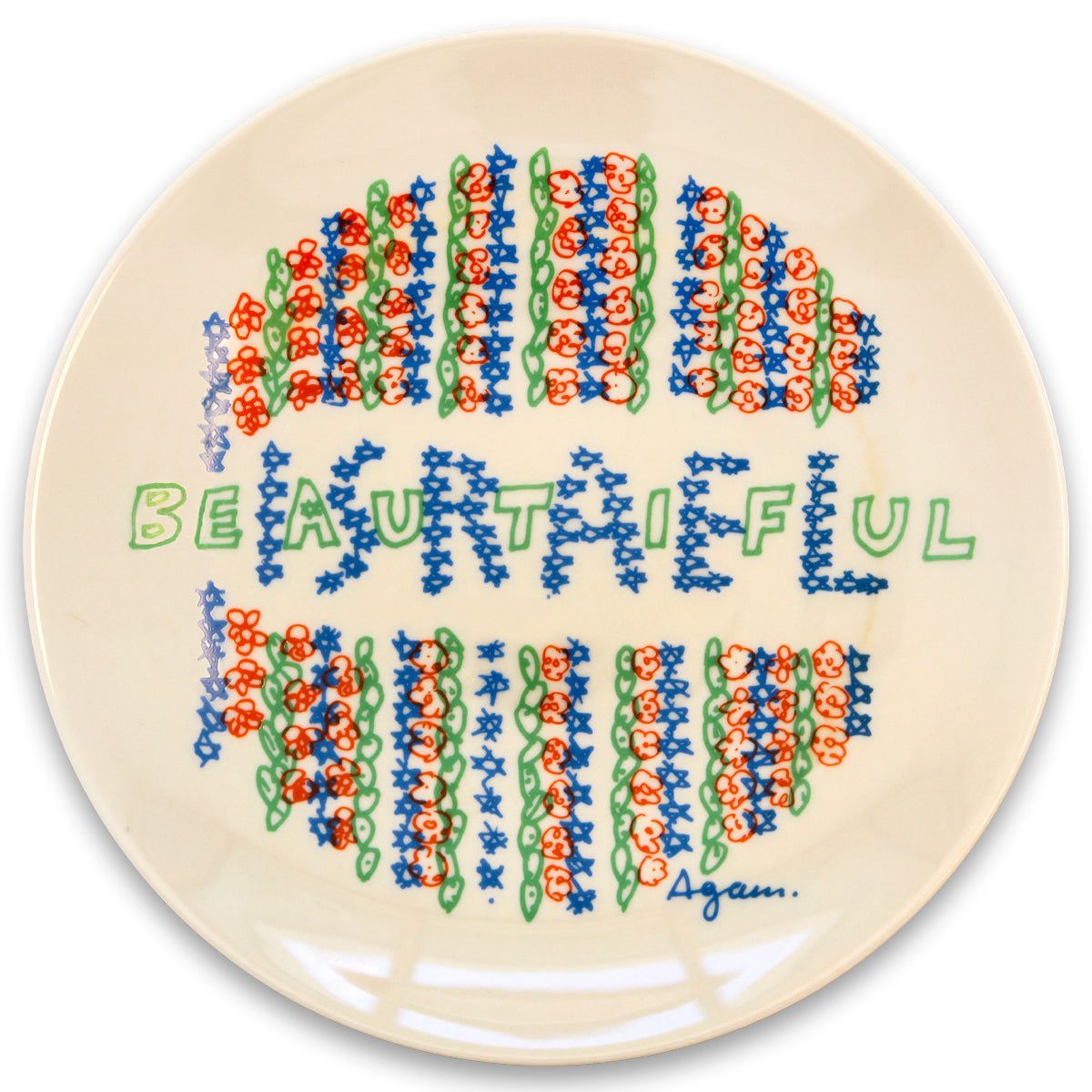 Yaacov Agam- Ceramic Plate