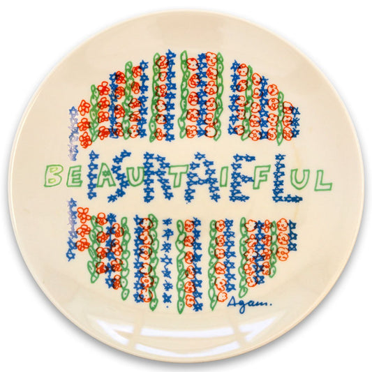 Yaacov Agam- Ceramic Plate