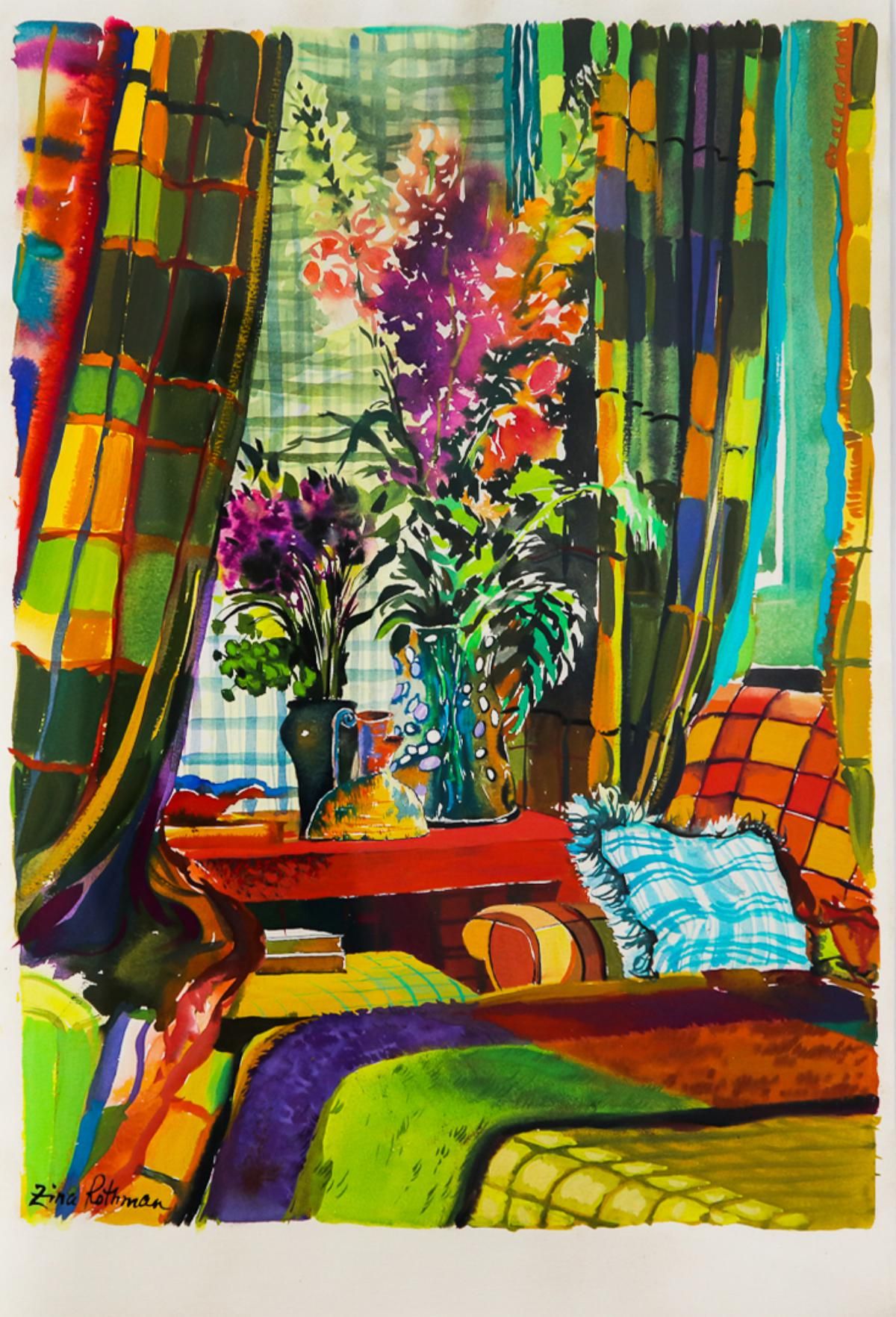 Zina Roitman- Original Watercolor "Untitled"