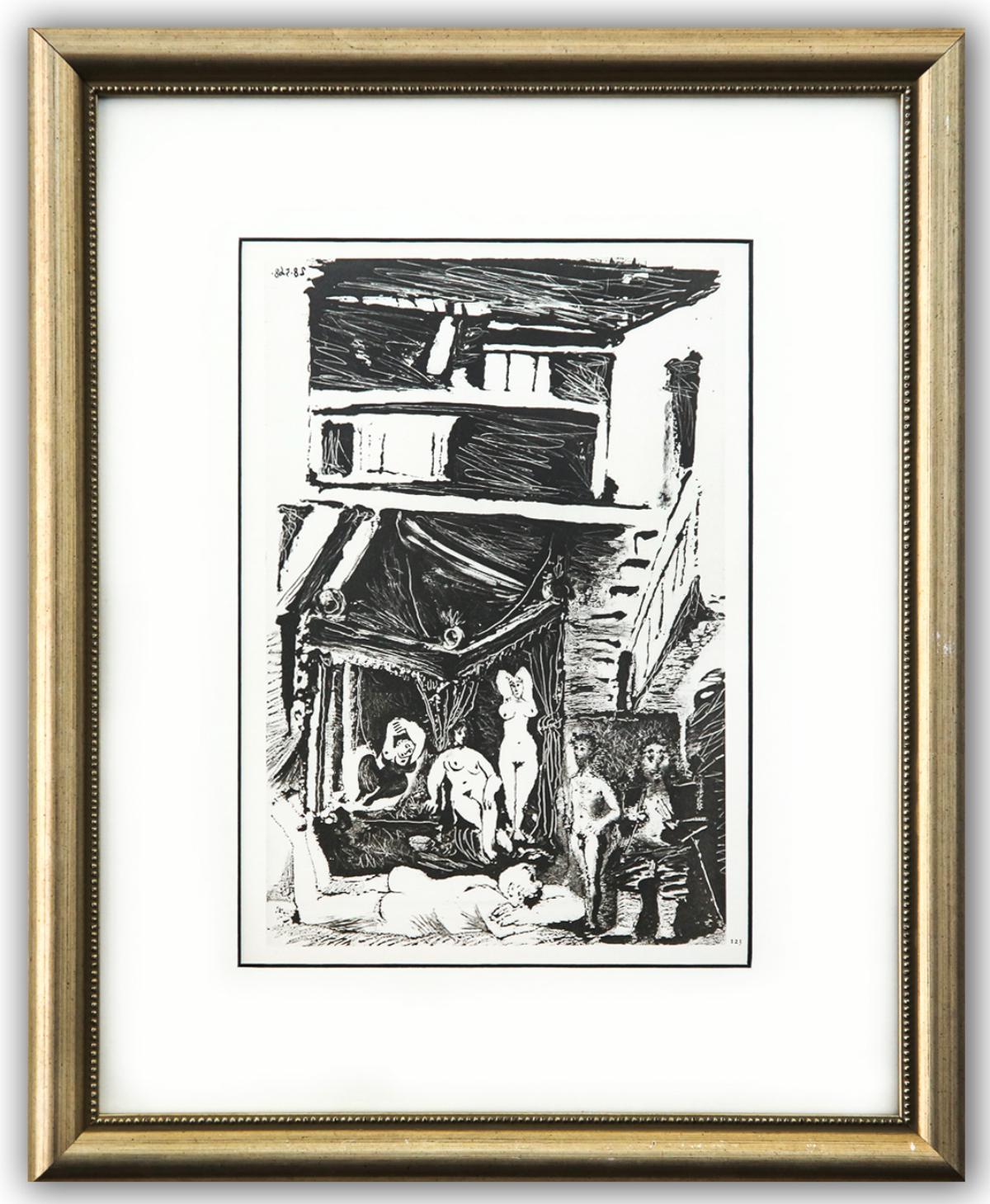 After Pablo Picasso- Offset Lithograph "From The 347 Series"