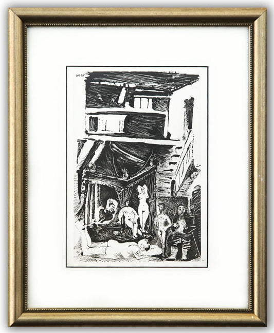 After Pablo Picasso- Offset Lithograph "From The 347 Series"