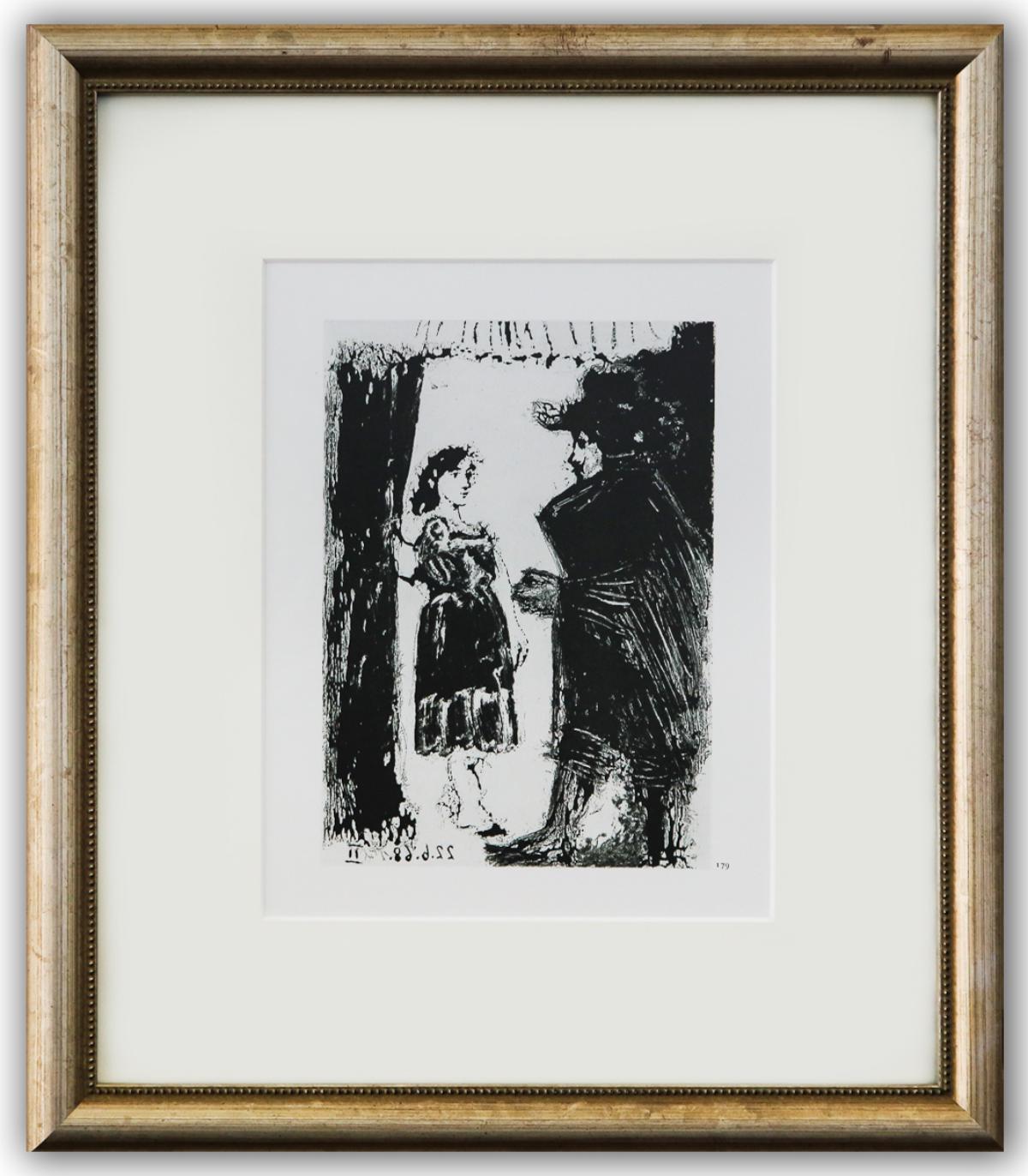 After Pablo Picasso- Offset Lithograph "From The 347 Series"