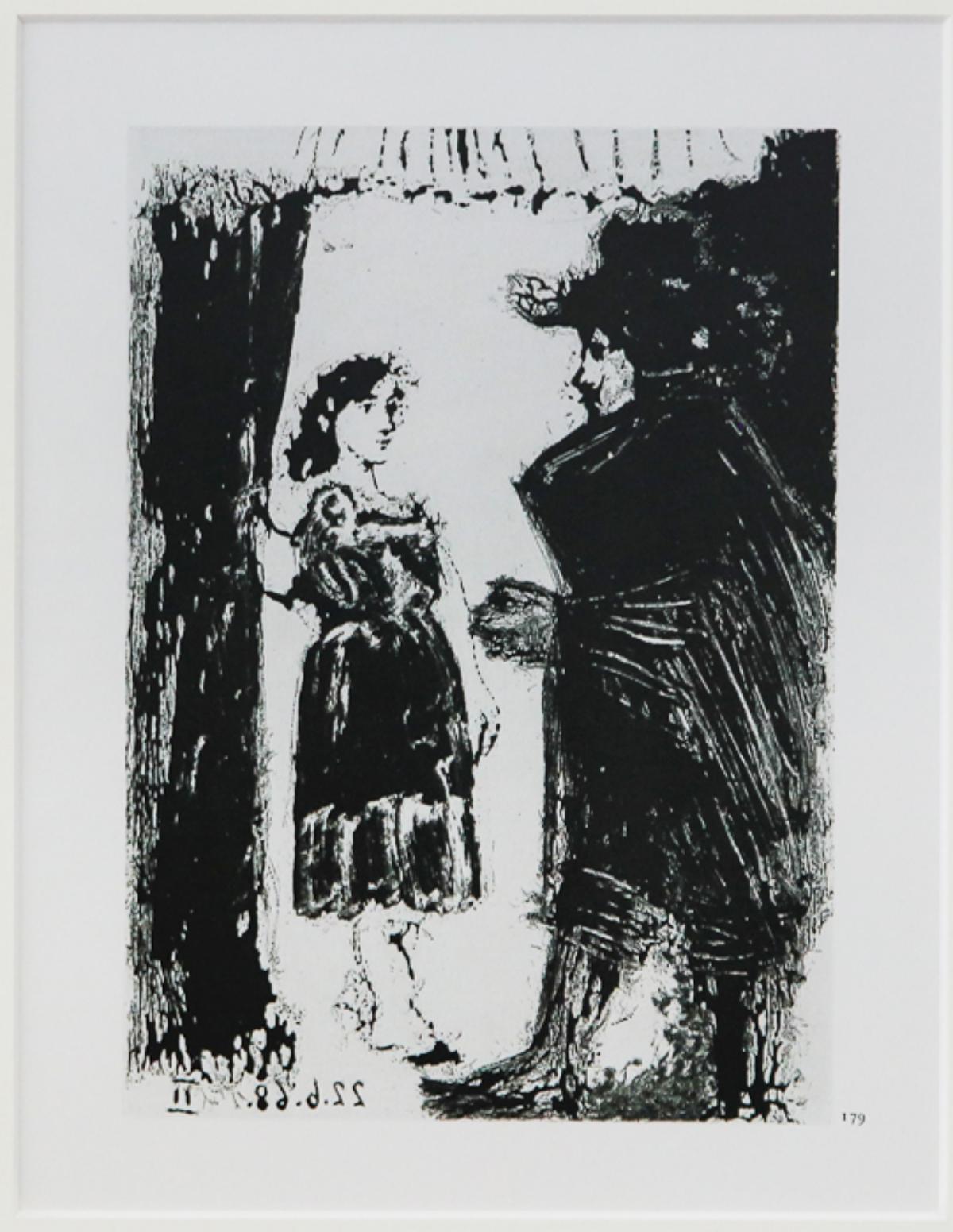 After Pablo Picasso- Offset Lithograph "From The 347 Series"