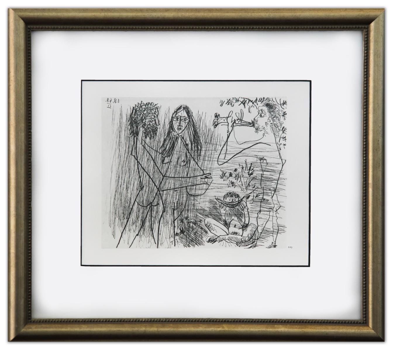 After Pablo Picasso- Offset Lithograph "From The 347 Series"