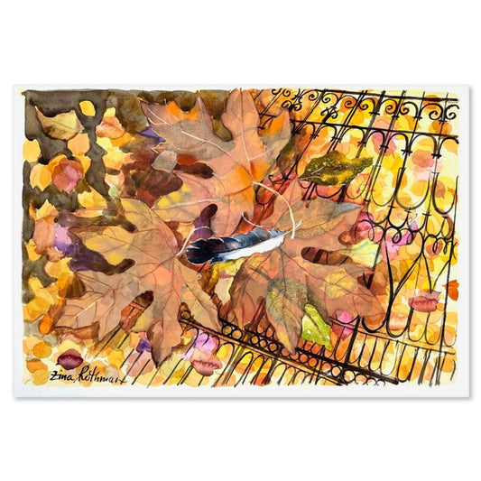 Zina Roitman, Hand Signed Original Painting with Letter of Authenticity.