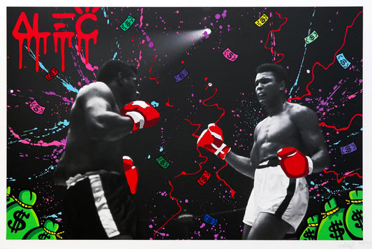 Alec Monopoly- GICLEE ON HEAVY WATERCOLOR PAPER "The Greatest of All Time"