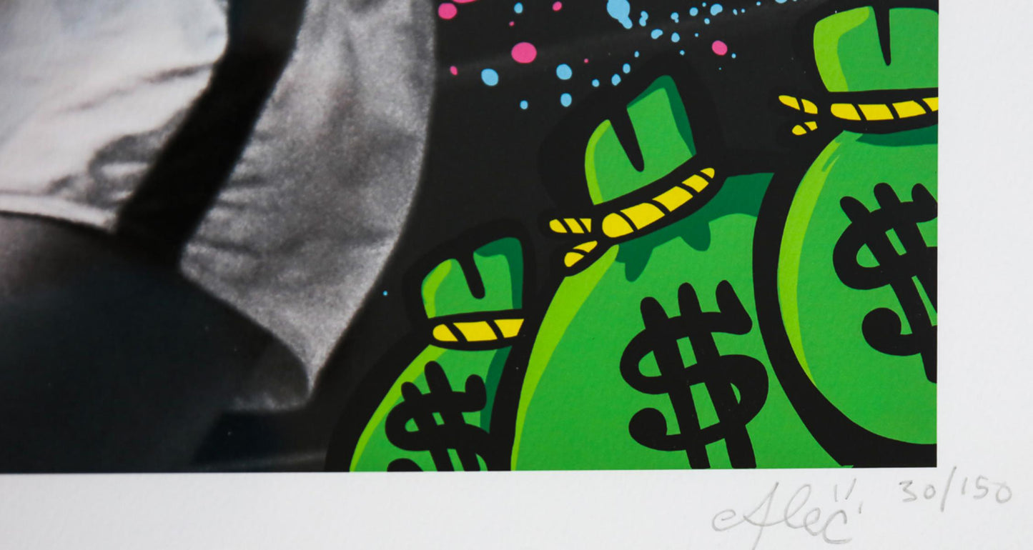Alec Monopoly- GICLEE ON HEAVY WATERCOLOR PAPER "The Greatest of All Time"