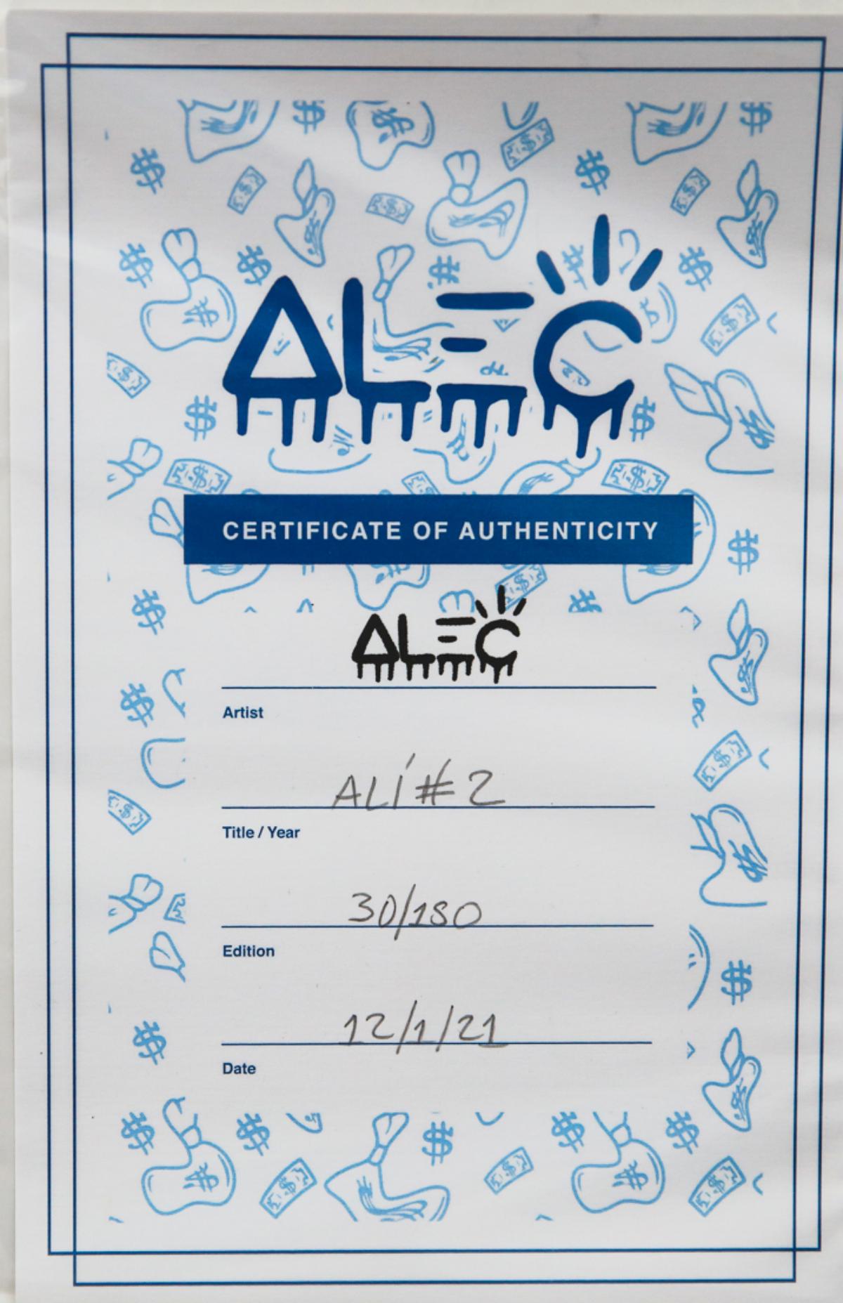 Alec Monopoly- GICLEE ON HEAVY WATERCOLOR PAPER "The Greatest of All Time"