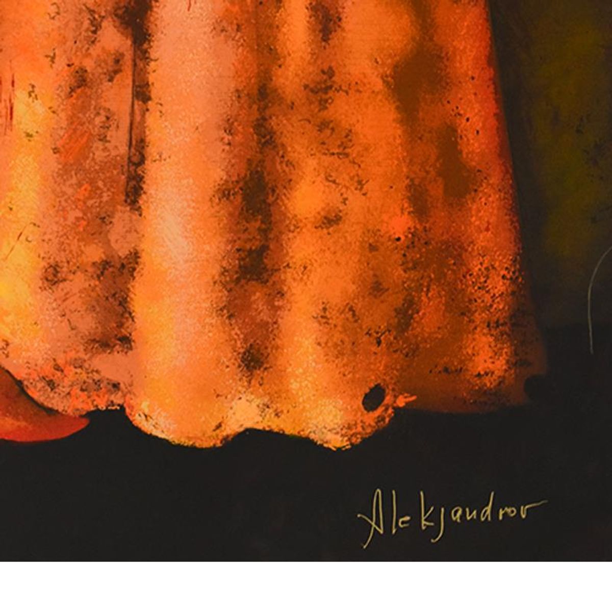 Mihail Aleksandrov, "The Prisoner" Limited Edition Serigraph (54" x 48"), Numbered and Hand Signed with Letter of Authenticity (Disclaimer).