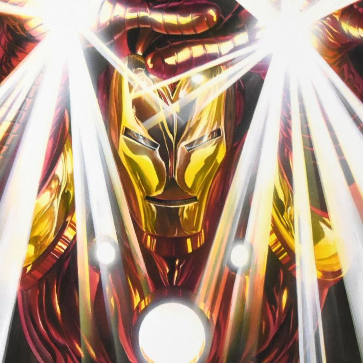 Marvel Comics, "Iron Man Visions" Limited Edition Giclee, Numbered and Hand Signed by Alex Ross with Letter of Authenticity.