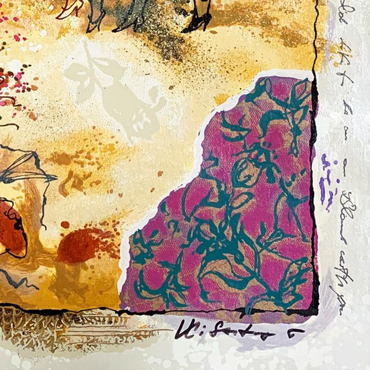 Alexander Galtchansky (1959-2008) and Tanya Wissotzky (1959-2006), Hand Signed Limited Edition Serigraph on Canvas with Letter of Authenticity.