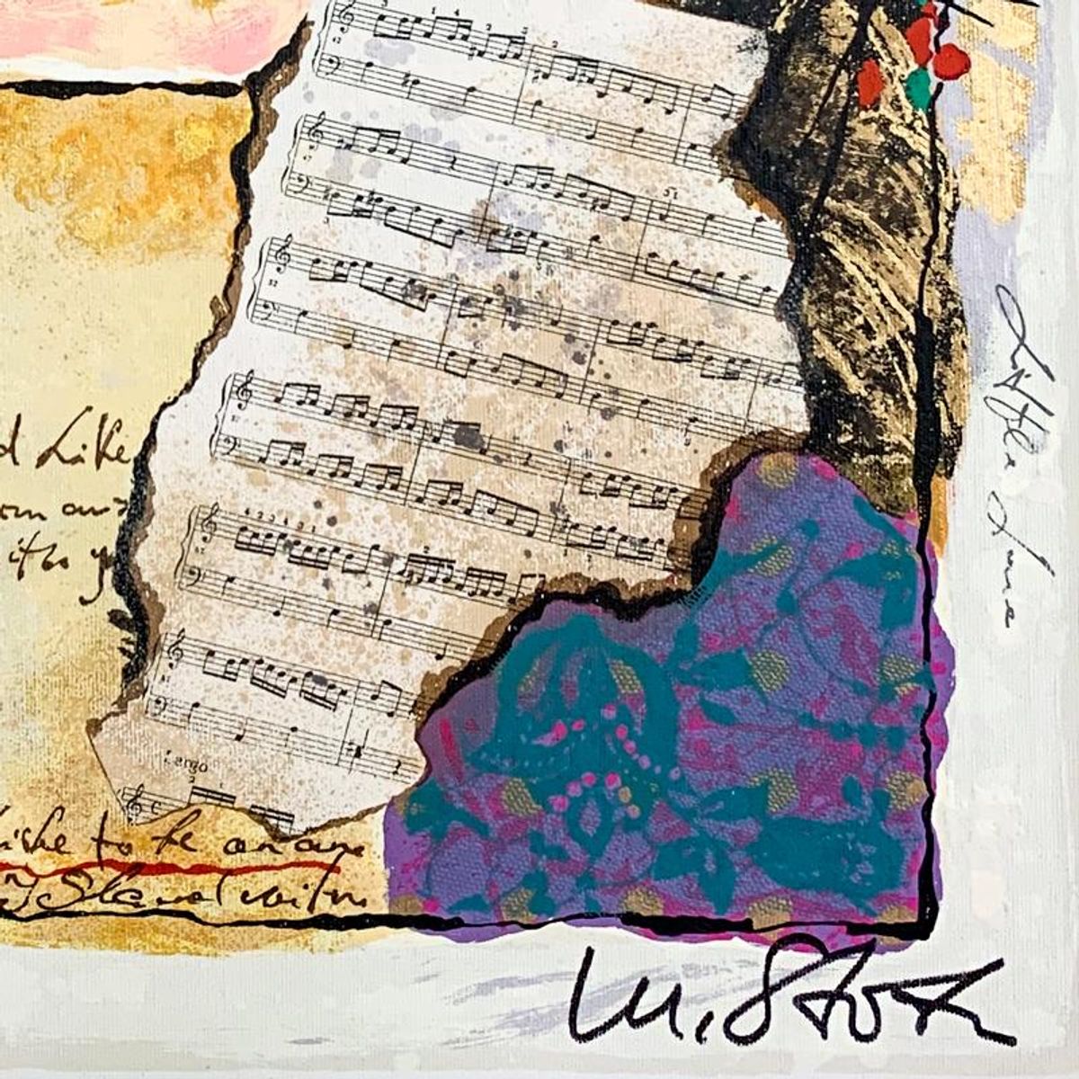 Alexander Galtchansky (1959-2008) and Tanya Wissotzky (1959-2006), Hand Signed Limited Edition Serigraph on Canvas with Letter of Authenticity.