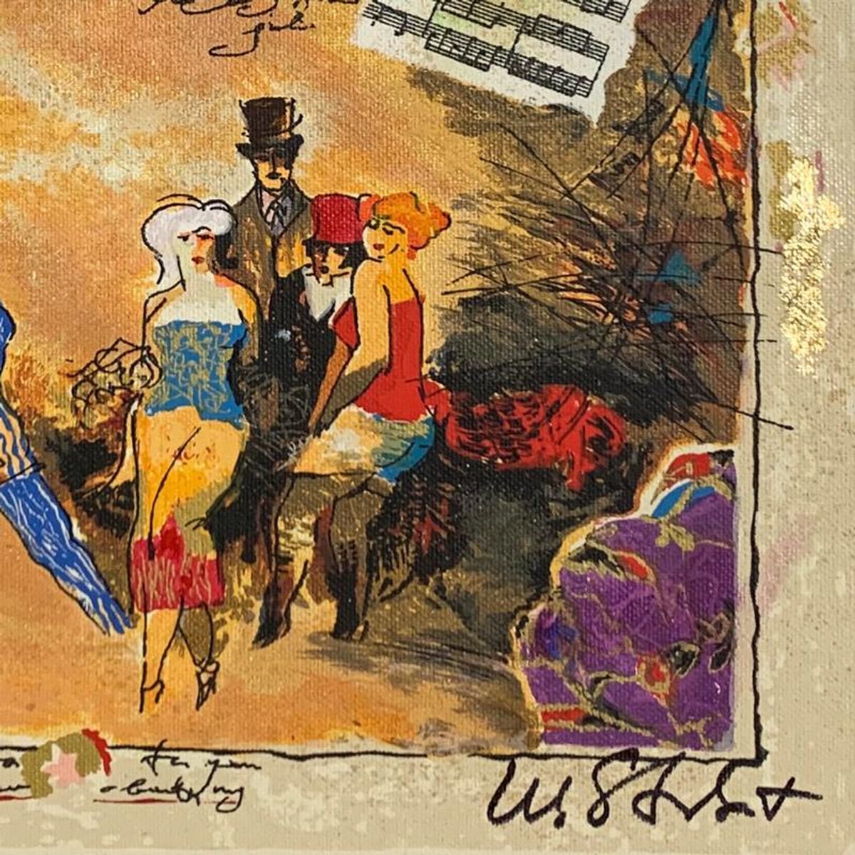 Alexander Galtchansky (1959-2008) and Tanya Wissotzky (1959-2006), Hand Signed Limited Edition Serigraph on Canvas with Letter of Authenticity.