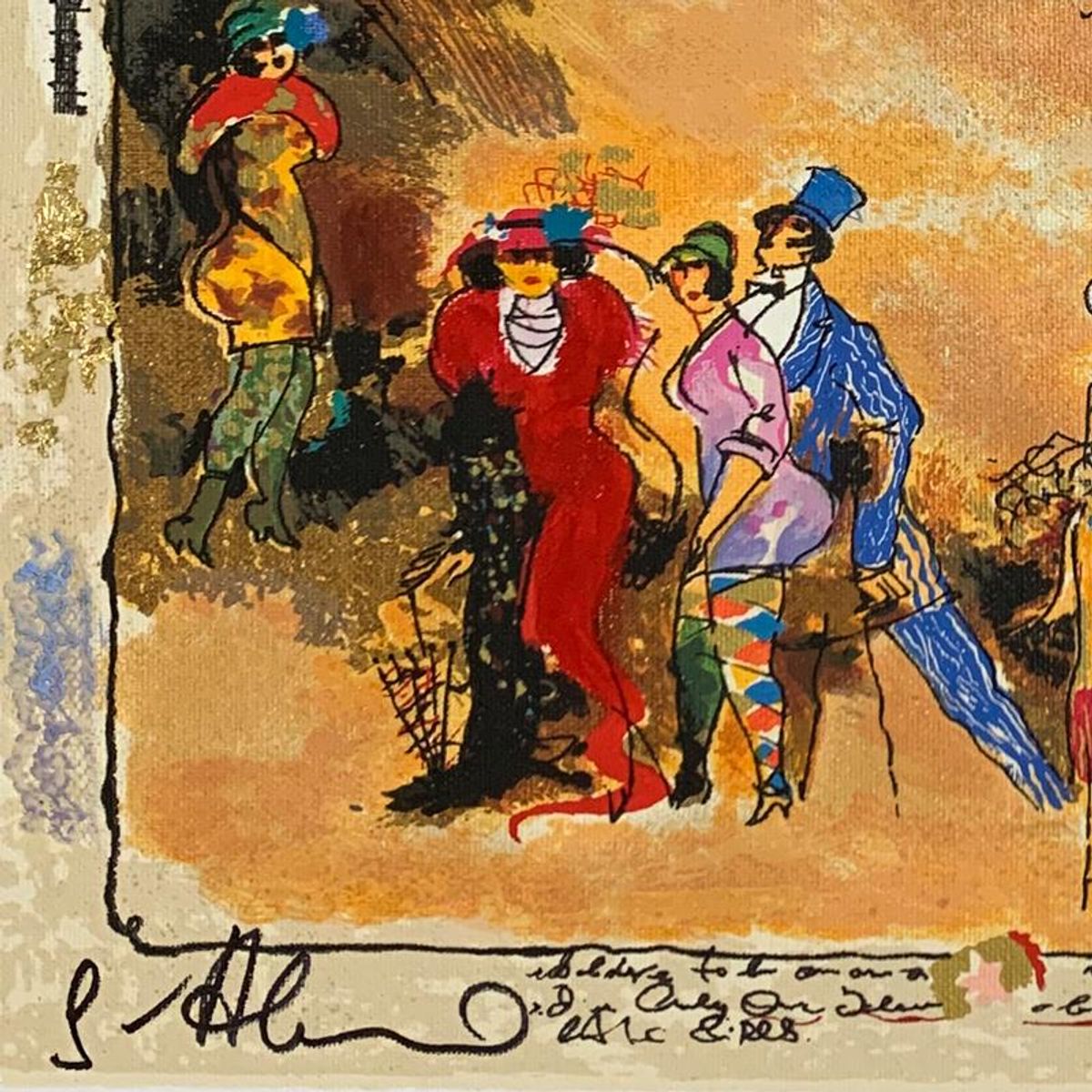 Alexander Galtchansky (1959-2008) and Tanya Wissotzky (1959-2006), Hand Signed Limited Edition Serigraph on Canvas with Letter of Authenticity.
