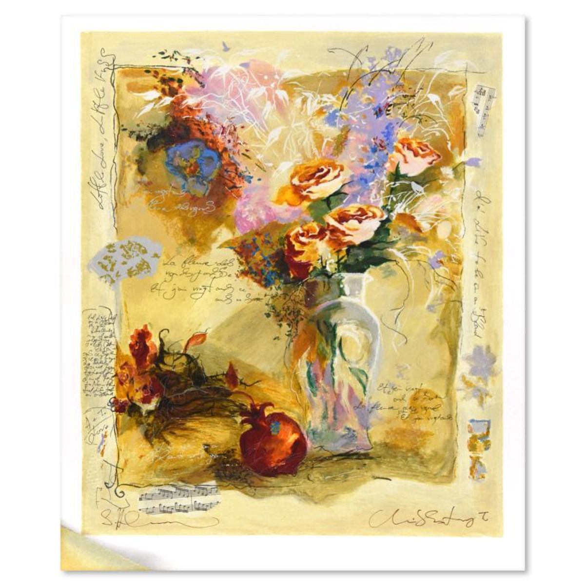 Alexander Galtchansky (1959-2008) and Tanya Wissotzky (1959-2006), Hand Signed Limited Edition Serigraph on Paper with Letter of Authenticity.