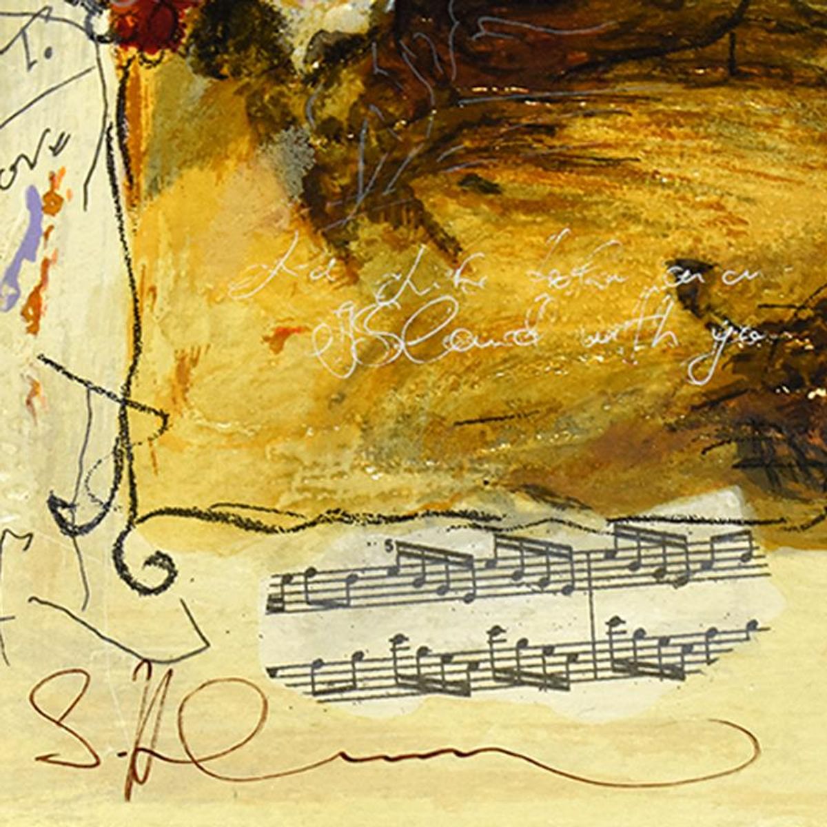 Alexander Galtchansky (1959-2008) and Tanya Wissotzky (1959-2006), Hand Signed Limited Edition Serigraph on Paper with Letter of Authenticity.