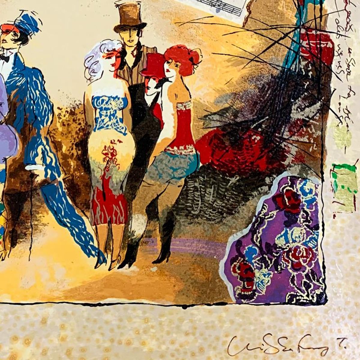 Alexander Galtchansky (1959-2008) and Tanya Wissotzky (1959-2006), Hand Signed Limited Edition Serigraph on Paper with Letter of Authenticity.