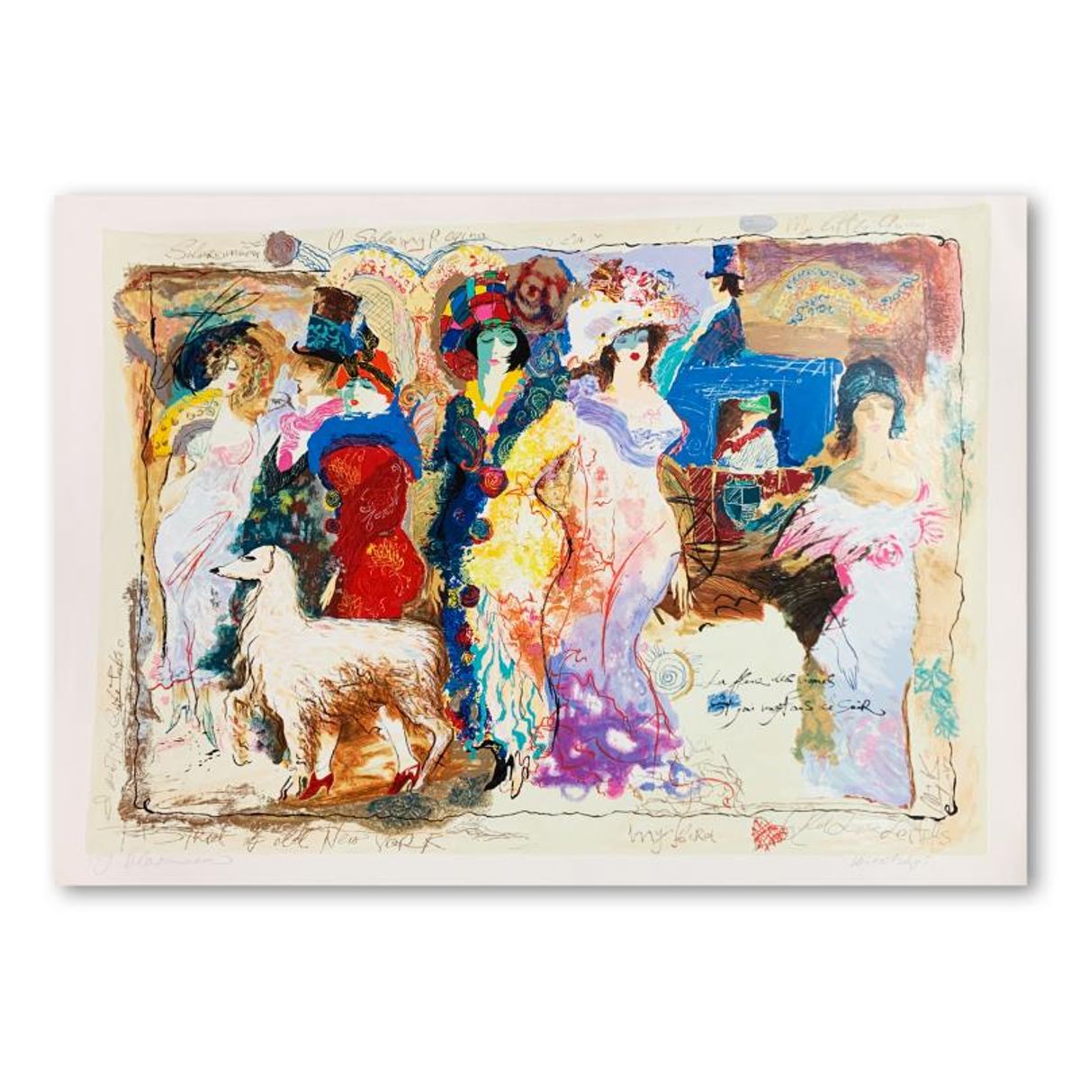 Alexander Galtchansky (1959-2008) and Tanya Wissotzky (1959-2006), Hand Signed Limited Edition Serigraph on Paper with Letter of Authenticity.